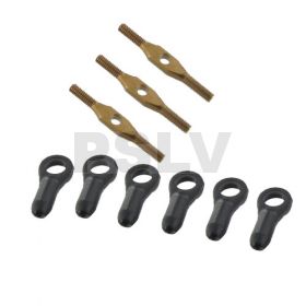 HPTB010  Heli Option Ti Turnbuckles M1.8x19 (3pcs) T-REX450pro 